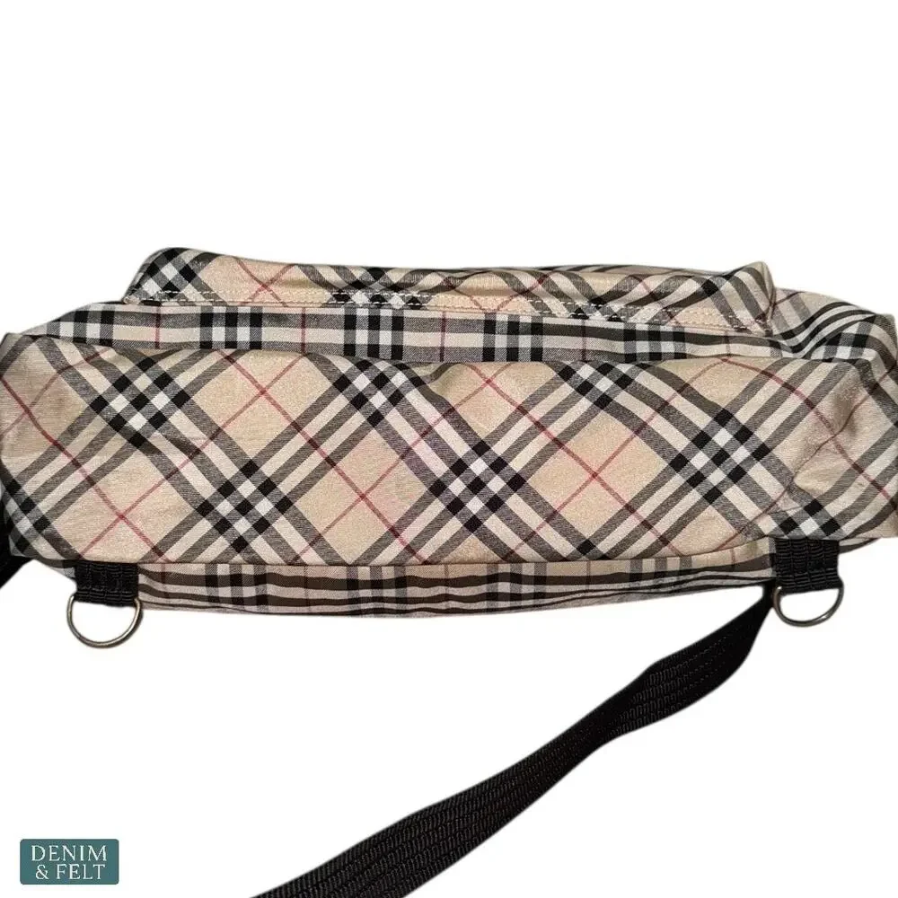 Burberry London Nova Check 3 Way Bag‎ Tote Shoulder Backpack Unisex Travel Work